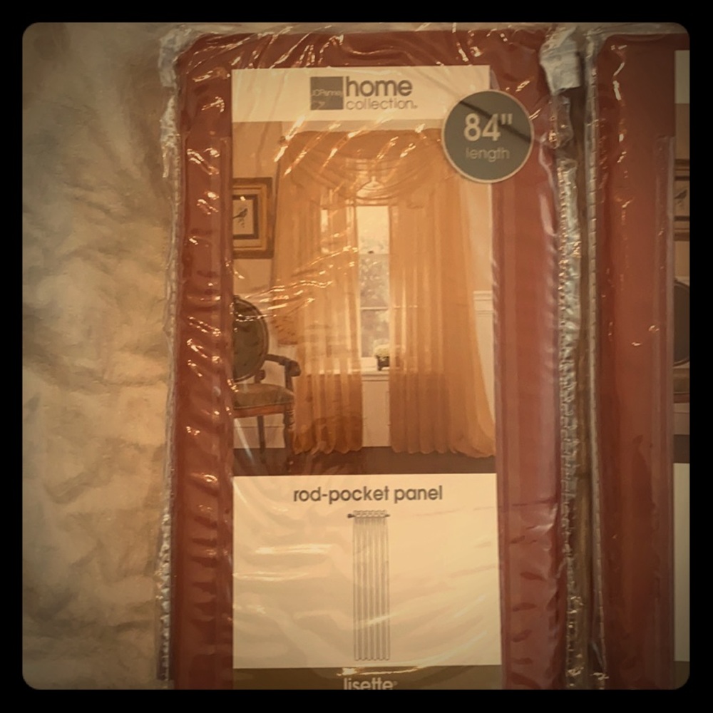 Rod- pocket panel curtains